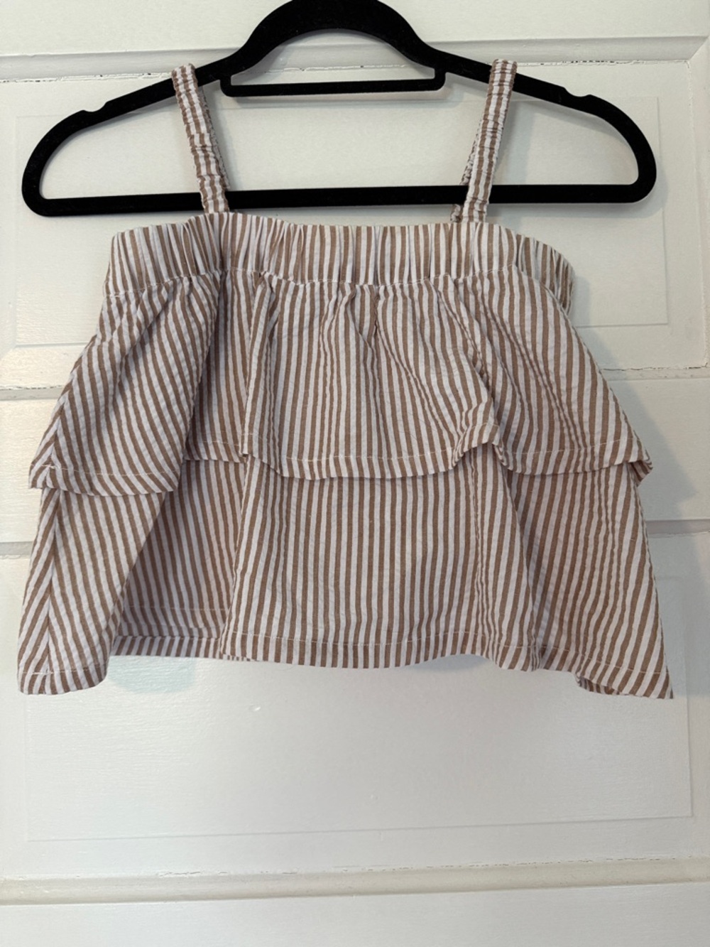 English Factory Striped Crop Tank